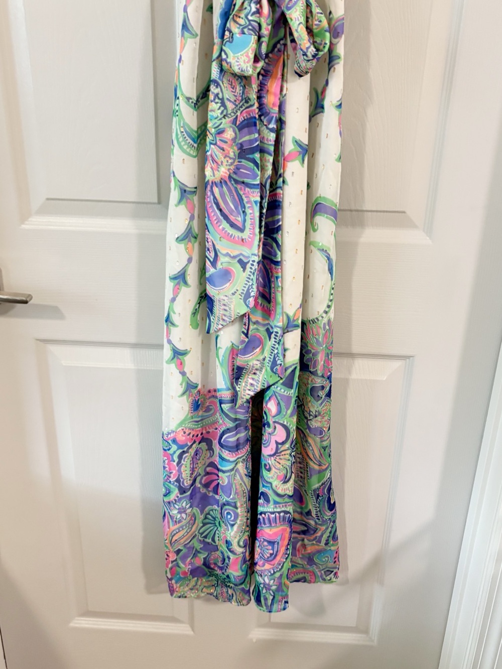 Lilly Pulitzer Tiera Multi Best Kept Secret Engineered Maxi Dress Size Small - Picture 10 of 15